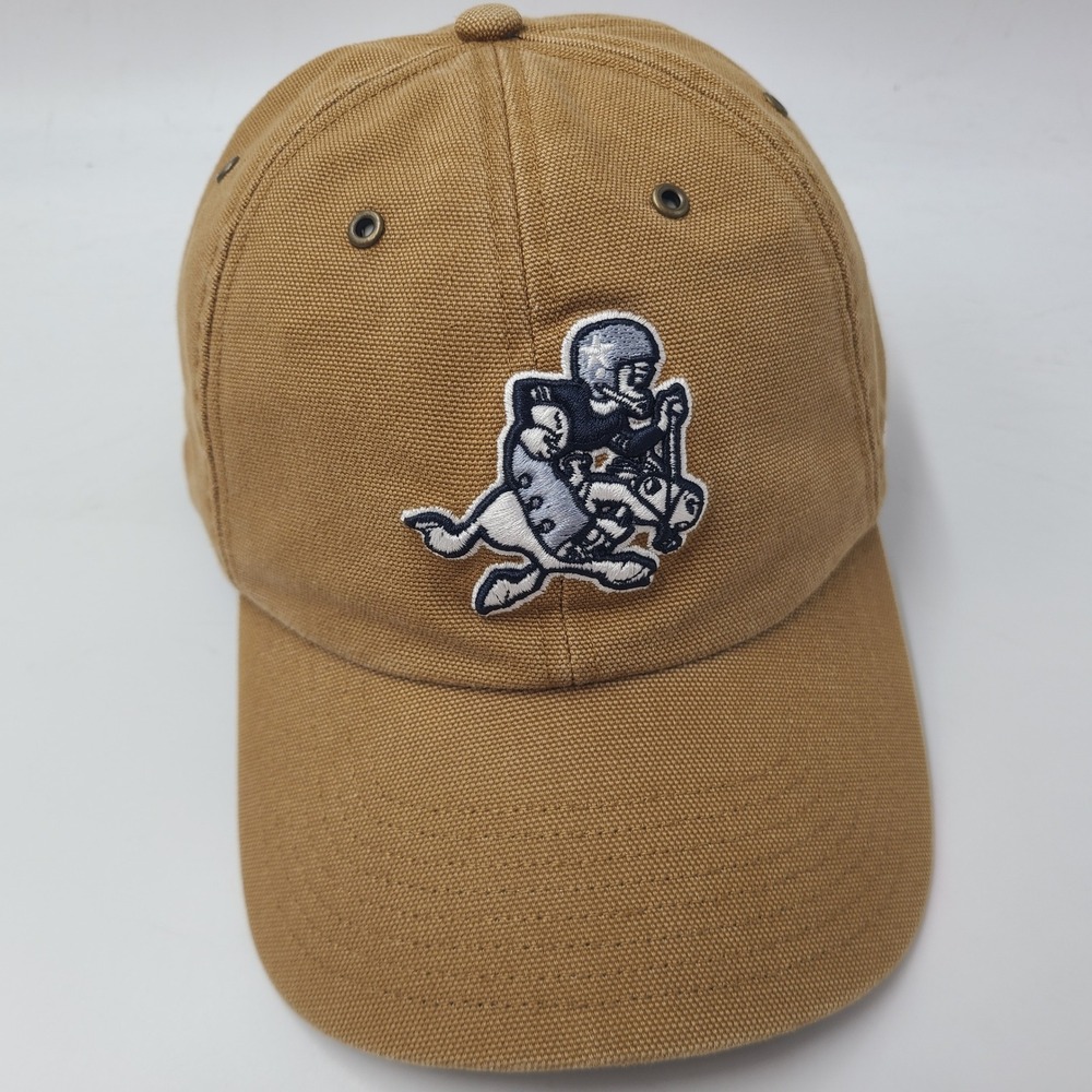 Dallas Cowboys Hat Strapback 47 Brand Clean Up Carhartt Brown NFL Cowboy Joe Men
